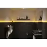 Profilé en saillie LumiTiles Top 1m avec diffuseur Alu anodisé/Satin