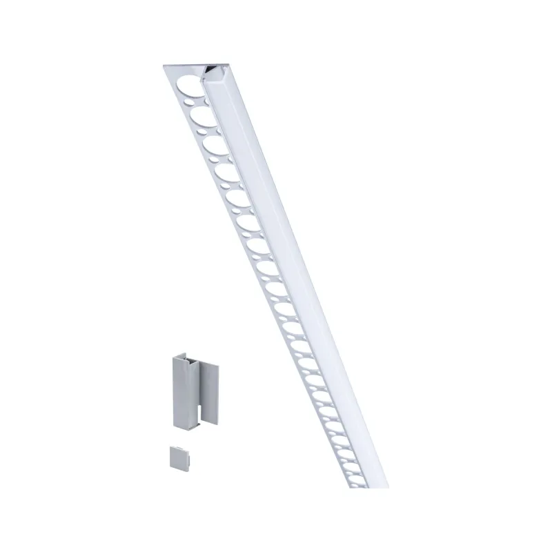 LumiTiles Frame profilé 2m + diffuseur Alu anodisé/Satin