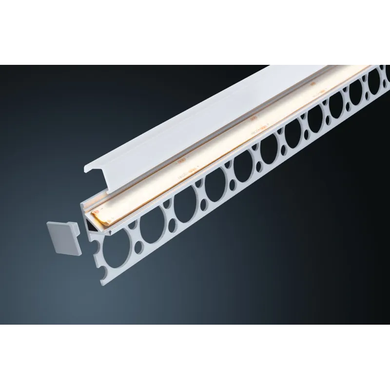 LumiTiles Frame profilé 2m + diffuseur Alu anodisé/Satin