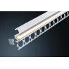 LumiTiles Frame profilé 2m + diffuseur Alu anodisé/Satin