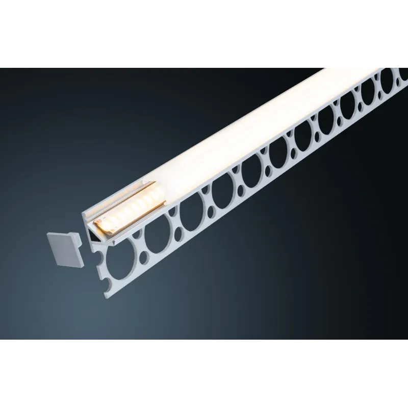 LumiTiles Frame profilé 1m + diffuseur Alu anodisé/Satin
