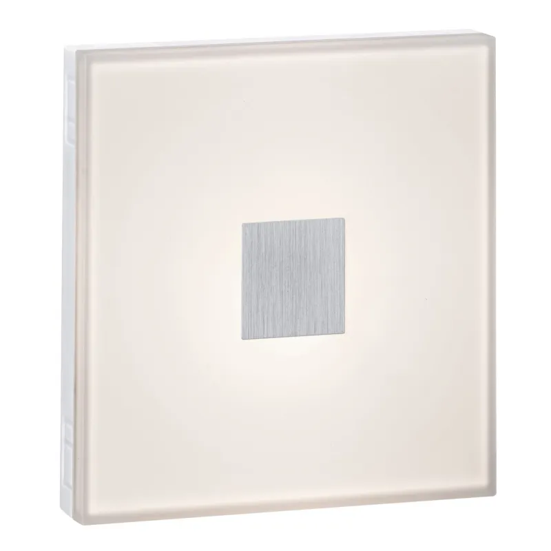 LumiTiles Basic Set Square 10x10cm 2x0,75W RGBW blanc Plastique/Alu