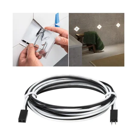 LumiTiles Cables Single Colour 1x65cm 12V Noir plastique