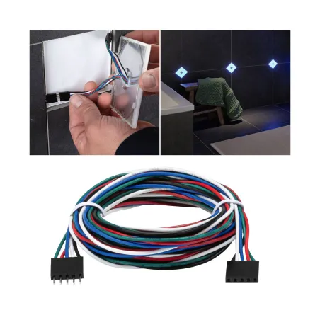 LumiTiles Cables Multi Colour 1x195cm 12V Noir plastique