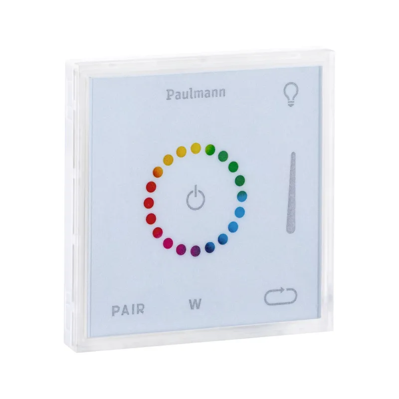 LumiTiles Touch Modul Square 10x10cm RGBW blanc Synthétique/Alu