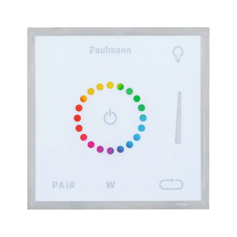 LumiTiles Touch Modul Square 10x10cm RGBW blanc Synthétique/Alu