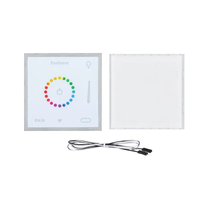 LumiTiles Touch Modul Square 10x10cm RGBW blanc Synthétique/Alu