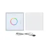 LumiTiles Touch Modul Square 10x10cm RGBW blanc Synthétique/Alu