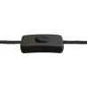 lampe à poser Branch GU10 LED 9W noir-chêne