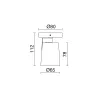 Projecteur base TEN IP20 GU10 PAR16 MAX.35W Blanc