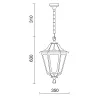 Indura Suspension BIG 6 IP55 E27 max. 42W noir