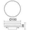 Lampe LED T2 CCT GX53 10W 1200LM 3000K / 4000K / 6500K