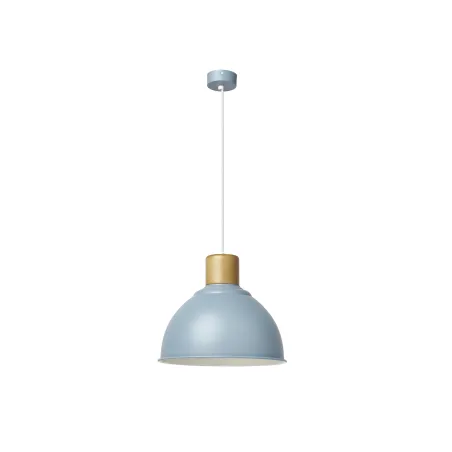 Suspension Vala E27 60W bleu clair