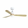 Fan Breeze IP20 LED SMD 18W 3K 1800LM Ø132CM Blanc / érable naturel