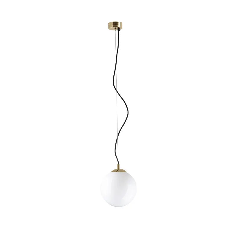 Suspension Oxy D.200mm E27 40W Opal Gold