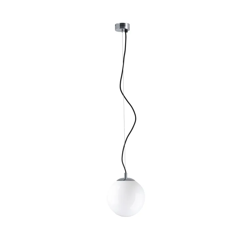 Suspension Oxy D.250mm E27 40W noir Opal