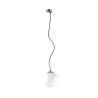 Suspension Oxy D.250mm E27 40W noir Opal