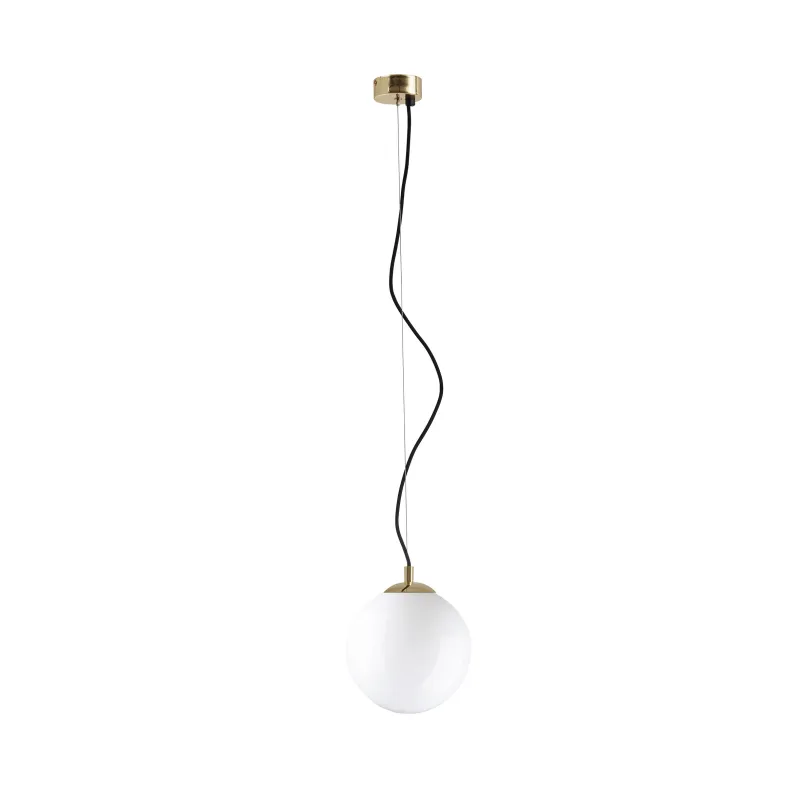 Suspension oxy d.250mm E27 40W Opal Gold