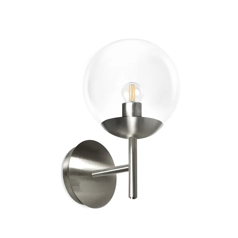 Applique Oxy D.200mm E27 40W chrome-opale