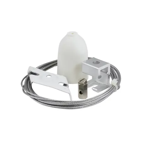 SPW11WLC-3 / 1,5M Global Set Câble Acier.1,5m Carr.3e Blanc