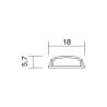 Profil de "U" Townhouse 18x5.7mm anod. (3m)