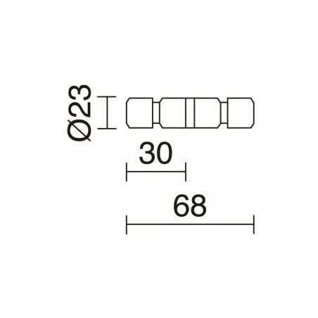 Double connecteur IP68 à 3 pôles Ø7 - 12mm