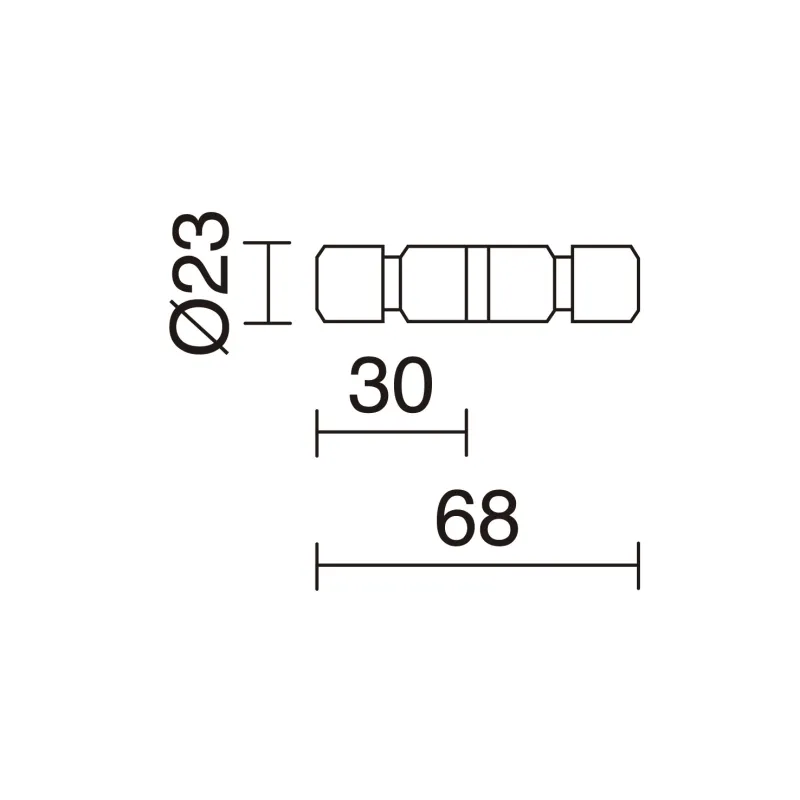 Double connecteur IP68 4 pôles Ø7 - 12mm