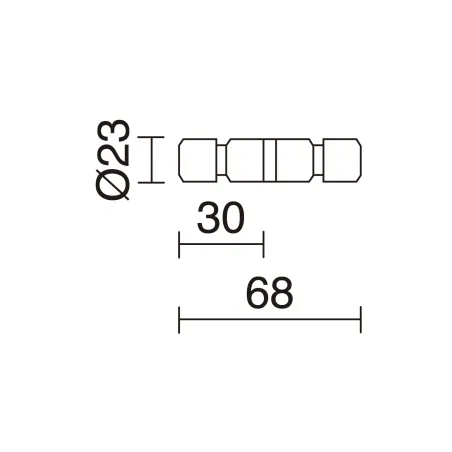Double connecteur IP68 4 pôles Ø7 - 12mm