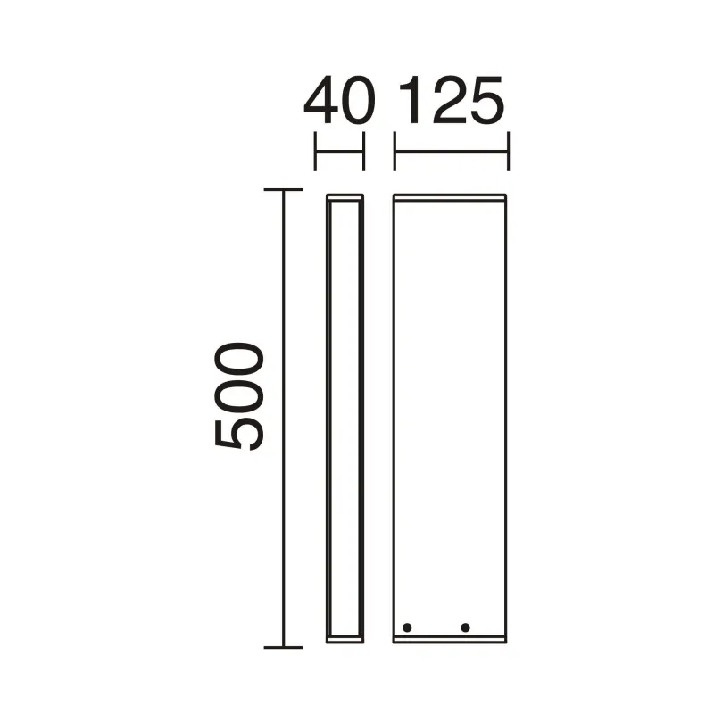 Tourret H500 IP65 LED SMD 10W 1300KM 3000K ANTHRACITE LED
