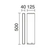 Tourret H500 IP65 LED SMD 10W 1300KM 3000K ANTHRACITE LED
