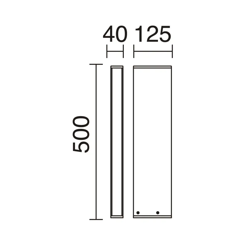 Tourret H500 Balise IP65 LED SMD 10W 1400LM 3000K Anthracite