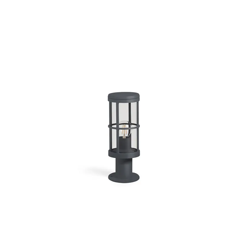 LUG IP54 E27 HI 18W (H350mm) Diff. Fume Anthracite