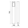 Balise Dain H700 IP66 LED SMD 4,5W 3000K 500LM gris