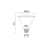 Vico Luminaire IP66 LED SMD 50W 5530LM 3000K Anthracite