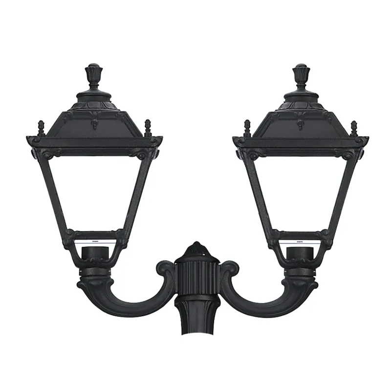 Tête 2 lampes Indura Medium 4 IP55 GX53 LED T2 4x 7W - 4x 10W Noir