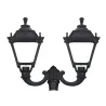 Tête 2 lampes Indura Medium 4 IP55 GX53 LED T2 4x 7W - 4x 10W Noir