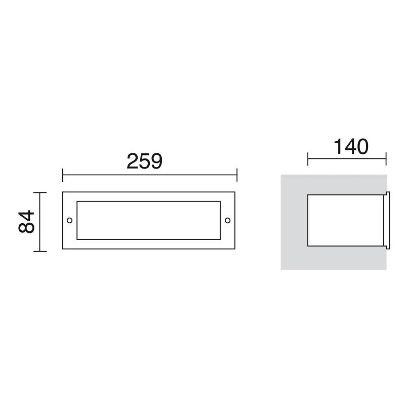Encastré  Argin IP67 LED 6W 864LM 4000K Inox 316L