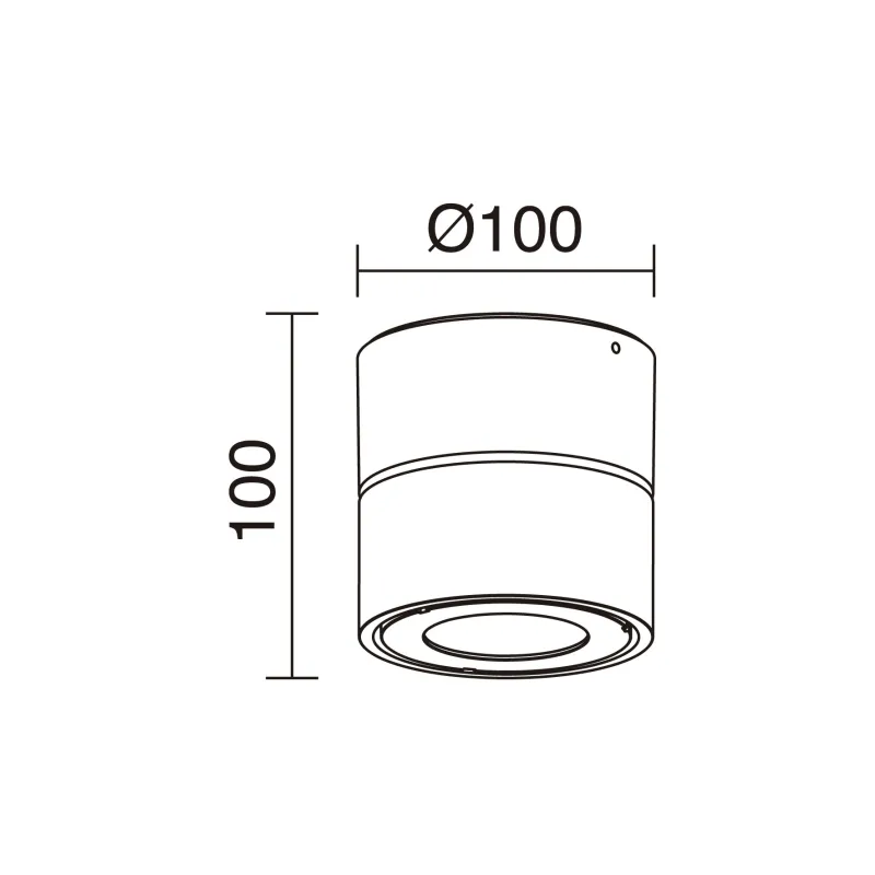 Projecteur DISC IP65 LED COB 13W 827 49º Anthracite