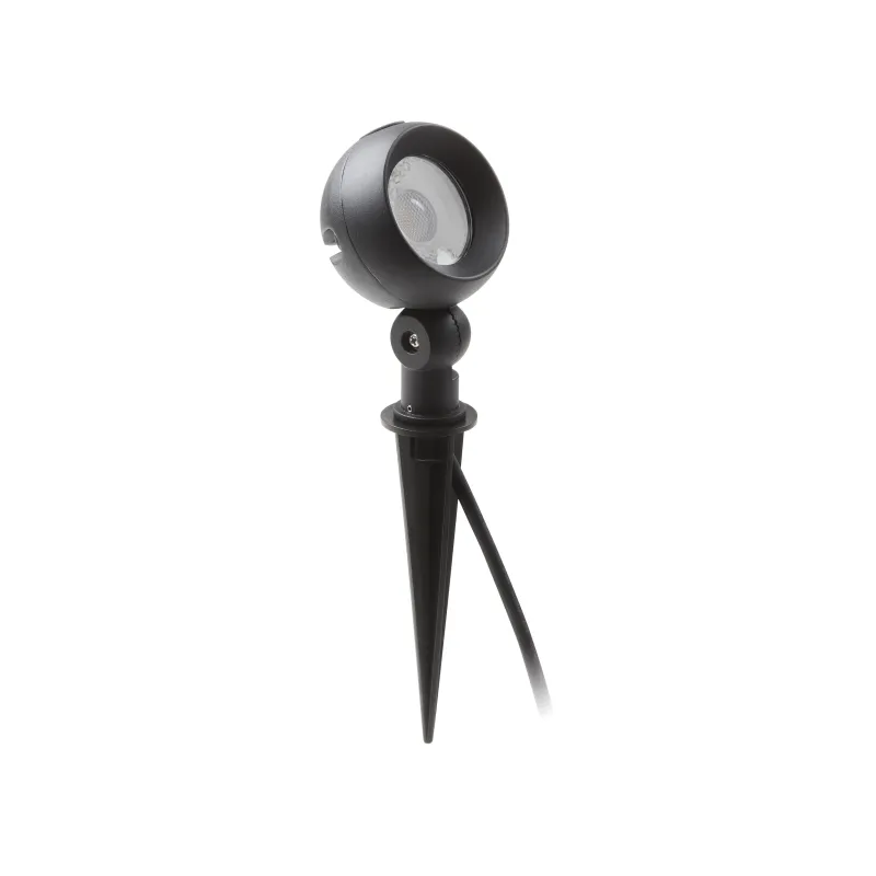 Projecteur Gibson IP65 12V 30º LED 6W 680LM 4000K Noir
