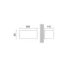 Applique Isora LED SMD 2X 8xW 2x 1595LM 4000K 2ème Blanc