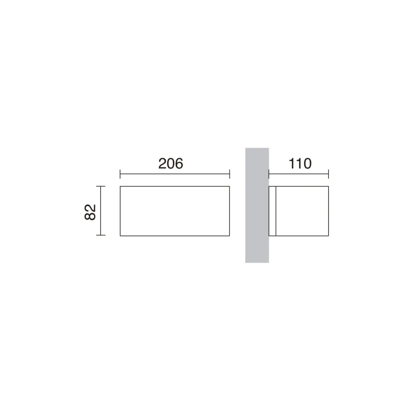 Applique Isora LED SMD 2X 8xW 2x 1595LM 4000K 2ème cuivre marron