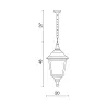 Suspension Click-Clac 4 IP44 E27 max. 42W blanc