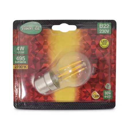 LED FIL COB G45 B22 4W 2700K BOITE
