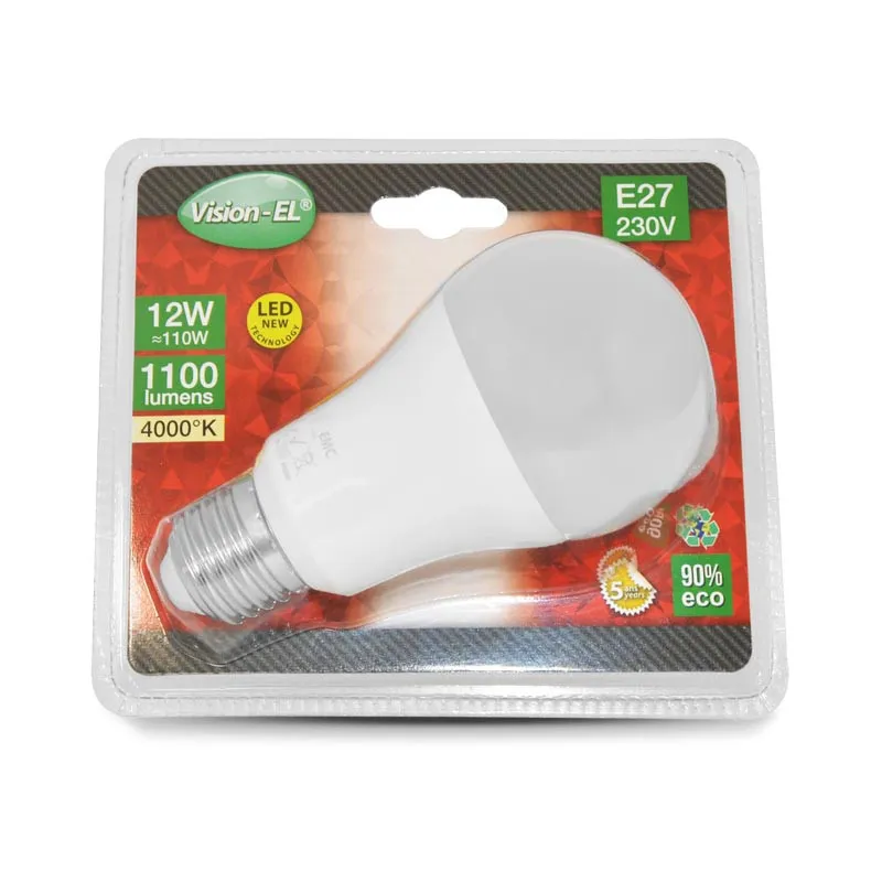 LED 12W BULB E27 4000K BLISTER DEPOLI