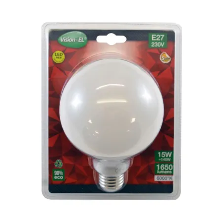 LED 15W GLOBE E27 6000K BLISTER