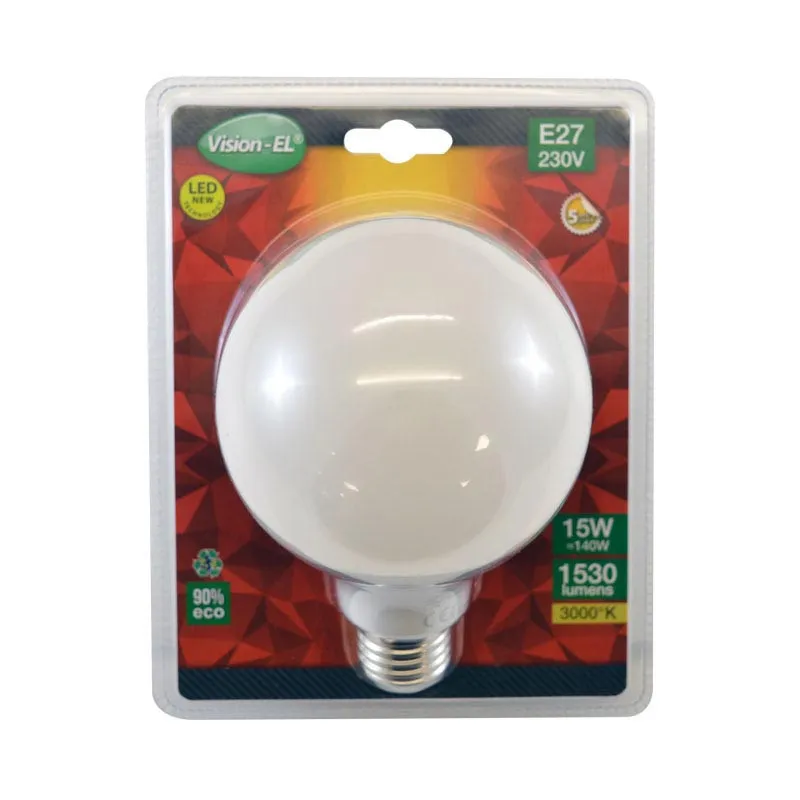 LED 15W GLOBE E27 3000K BLISTER