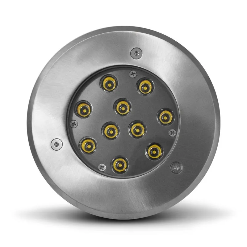 ETNA VINTAGE SPOT LED ENCASTRABLE SOL 10W 4000K IP67 ROND INOX 316L