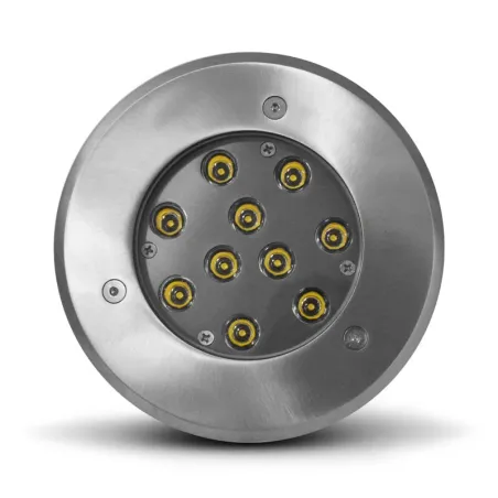 ETNA VINTAGE SPOT LED ENCASTRABLE SOL 10W 4000K IP67 ROND INOX 316L