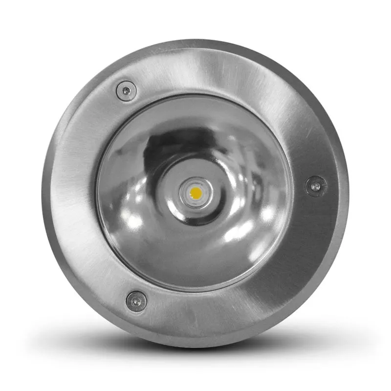 ETNA VINTAGE SPOT LED ENCASTRABLE SOL 3W 4000K IP67 ROND INOX 316L
