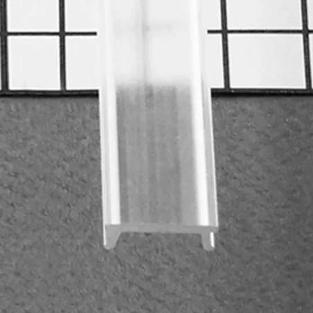 DIFFUSEUR PROFILE CLIP 15,4MM TRANSPARENT 2000MM x10